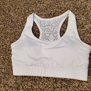 Zyia White Bomber Bra